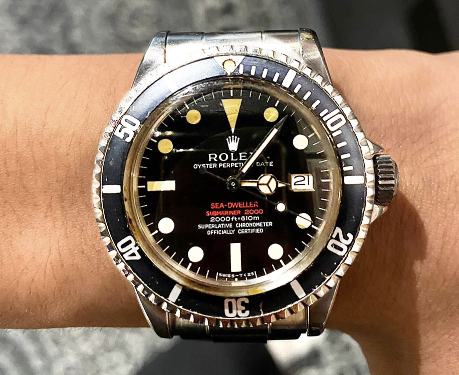 Rolex double red sea dweller