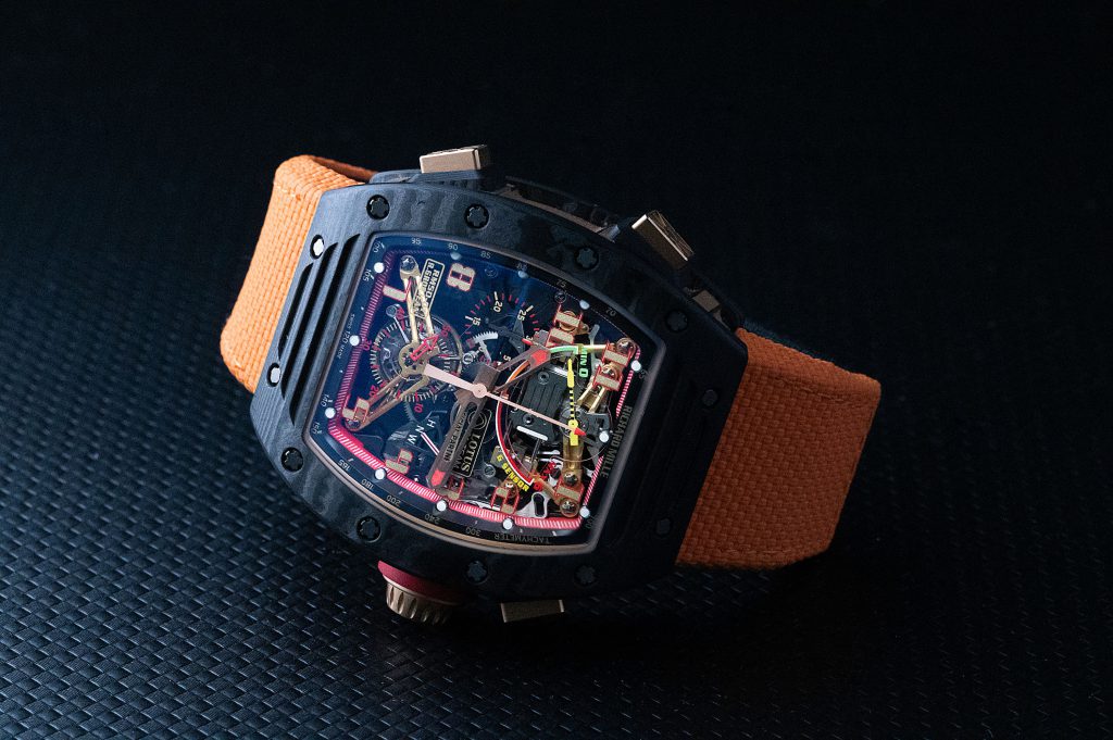 Review RM50 01 TOURBILLON CHRONOGRAPH G SENSOR LOTUS F1 TEAM for